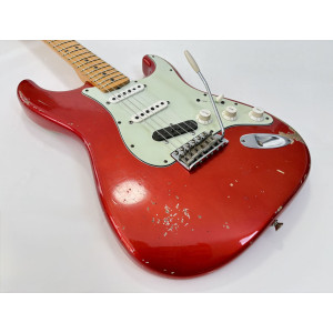 Fender Stratocaster 66 Relic Masterbuilt Dennis Galuszka Custom Shop 2014 Chrome Red