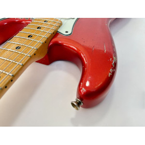 Fender Stratocaster 66 Relic Masterbuilt Dennis Galuszka Custom Shop 2014 Chrome Red