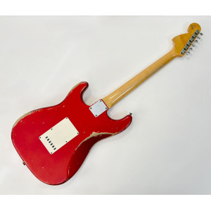 Fender Stratocaster 66 Relic Masterbuilt Dennis Galuszka Custom Shop 2014 Chrome Red