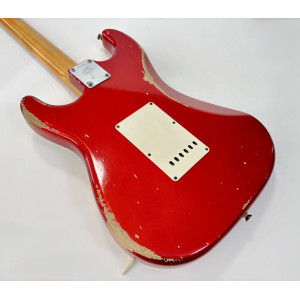 Fender Stratocaster 66 Relic Masterbuilt Dennis Galuszka Custom Shop 2014 Chrome Red