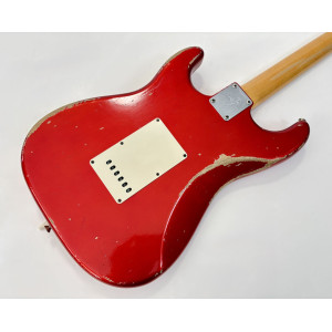 Fender Stratocaster 66 Relic Masterbuilt Dennis Galuszka Custom Shop 2014 Chrome Red