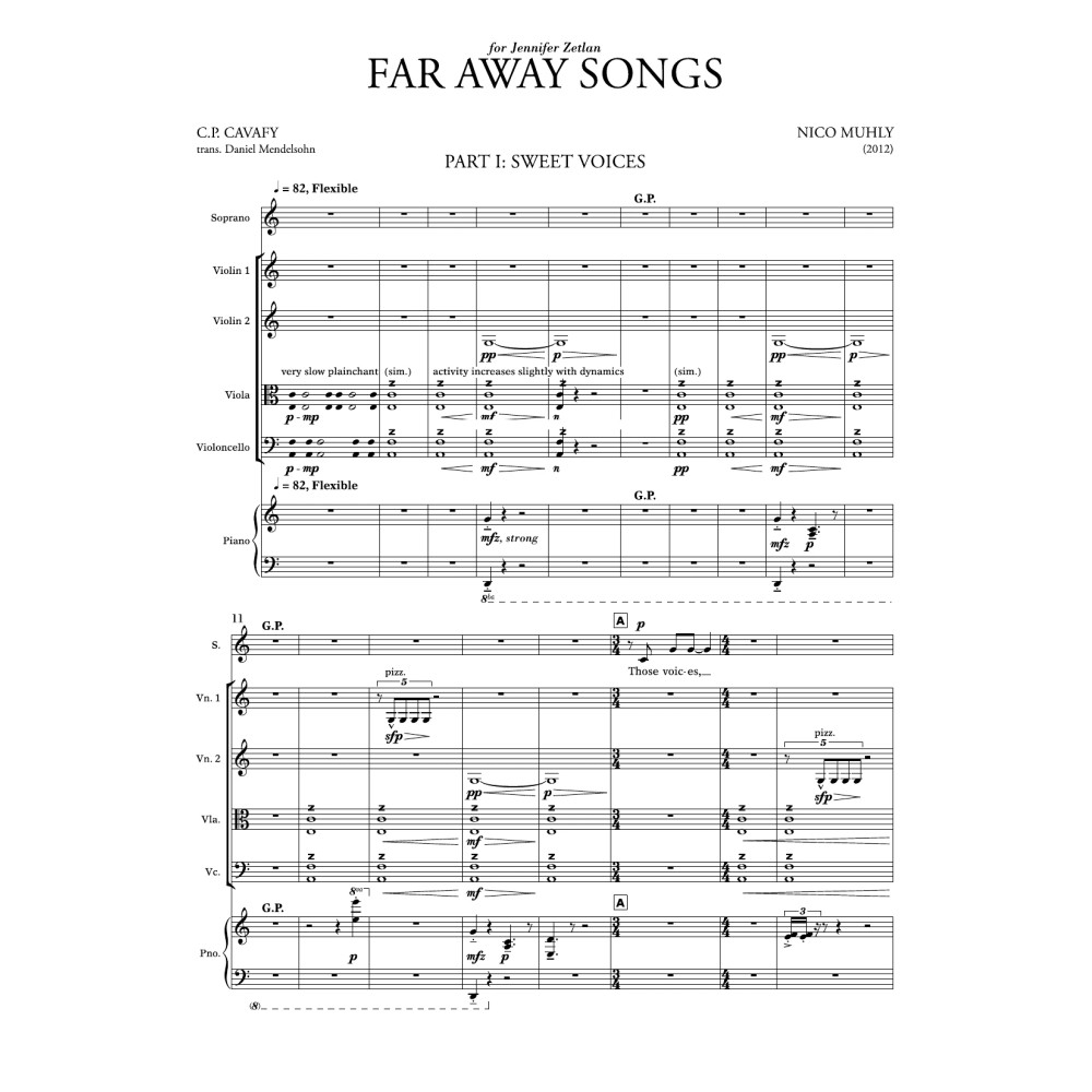 Far Away Songs - Score & Parts
