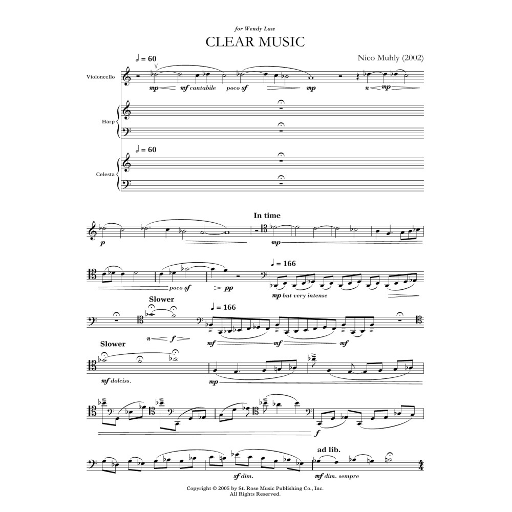 Clear Music - Score