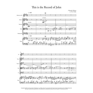 Gibbons Suite - Score & Parts