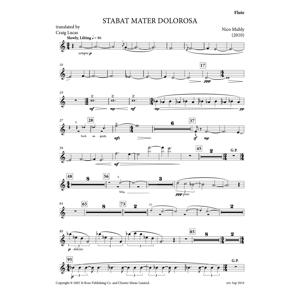 Stabat Mater Dolorosa - Parts