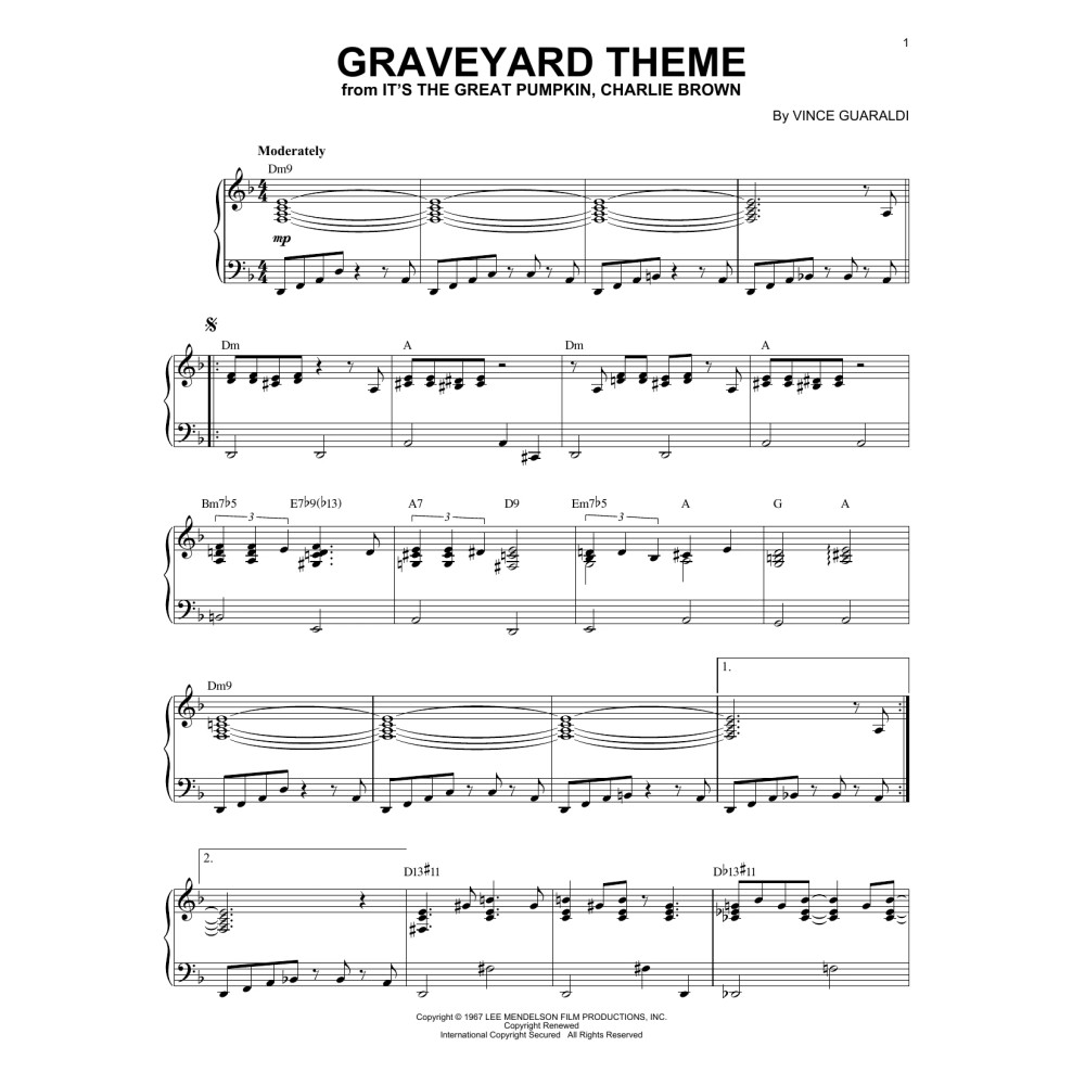 Graveyard Theme (from It's The Great Pumpkin, Charlie Brown)