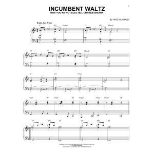 Incumbent Waltz (from You're Not Elected, Charlie Brown)