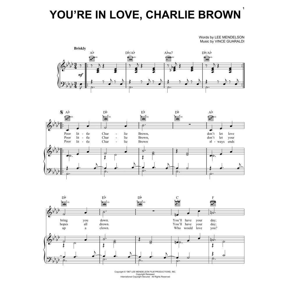 You're In Love, Charlie Brown