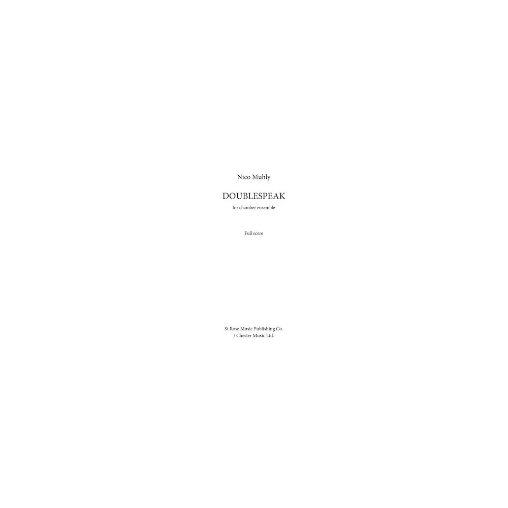 Doublespeak - Score & Parts