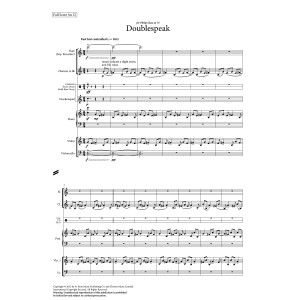 Doublespeak - Score & Parts
