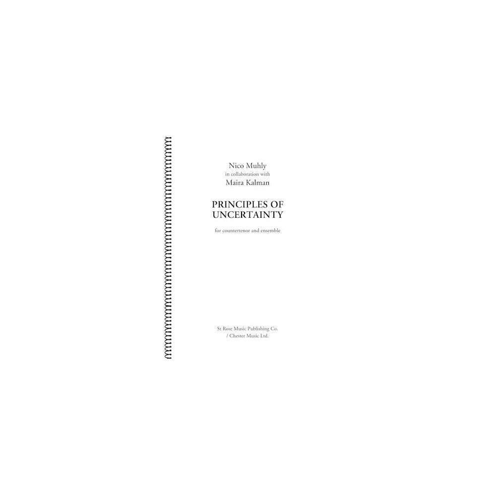 Principles Of Uncertainty - Score