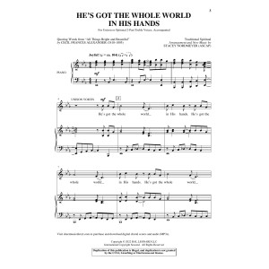 He's Got The Whole World In His Hands (arr. Stacey Nordmeyer)