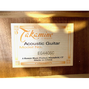 Takamine EG440SC Naturel 2009