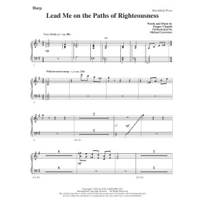 Lead Me on the Paths of Righteousness - Harp