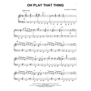 Oh Play That Thing [Jazz version] (arr. Brent Edstrom)