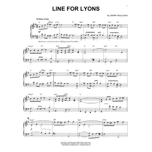 Line For Lyons [Jazz version] (arr. Brent Edstrom)