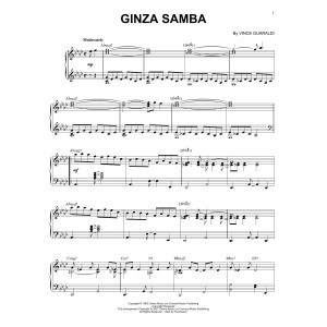Ginza Samba [Jazz version] (arr. Brent Edstrom)