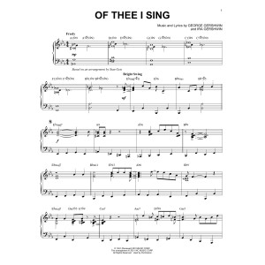 Of Thee I Sing [Jazz version] (arr. Brent Edstrom)