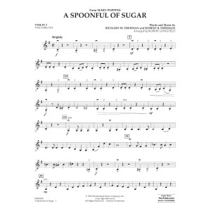 A Spoonful of Sugar (arr. Robert Longfield) - Violin 3 (Viola Treble Clef)