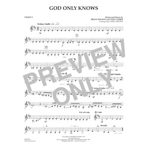 God Only Knows (arr. Larry Moore) - Violin 2