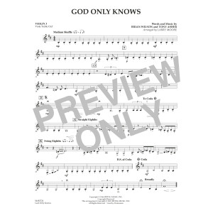 God Only Knows (arr. Larry Moore) - Violin 3 (Viola Treble Clef)