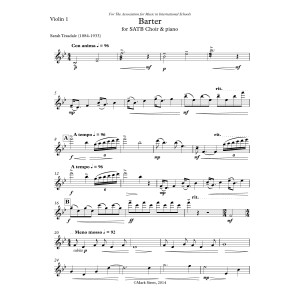 Barter - Violin 1