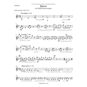 Barter - Violin 2