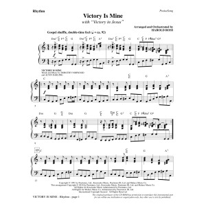 Victory Is Mine (with "Victory In Jesus") - Rhythm