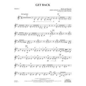 Get Back (arr. Larry Moore) - Violin 2