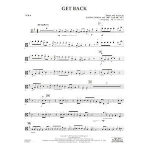 Get Back (arr. Larry Moore) - Viola