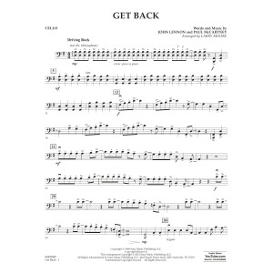 Get Back (arr. Larry Moore) - Cello