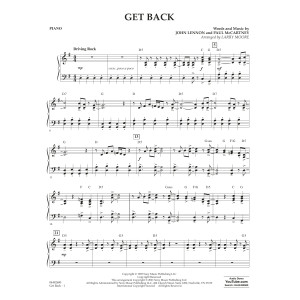 Get Back (arr. Larry Moore) - Piano