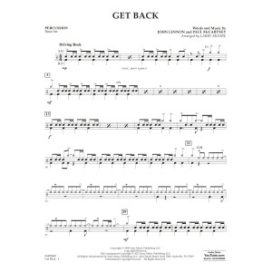 Get Back (arr. Larry Moore) - Percussion
