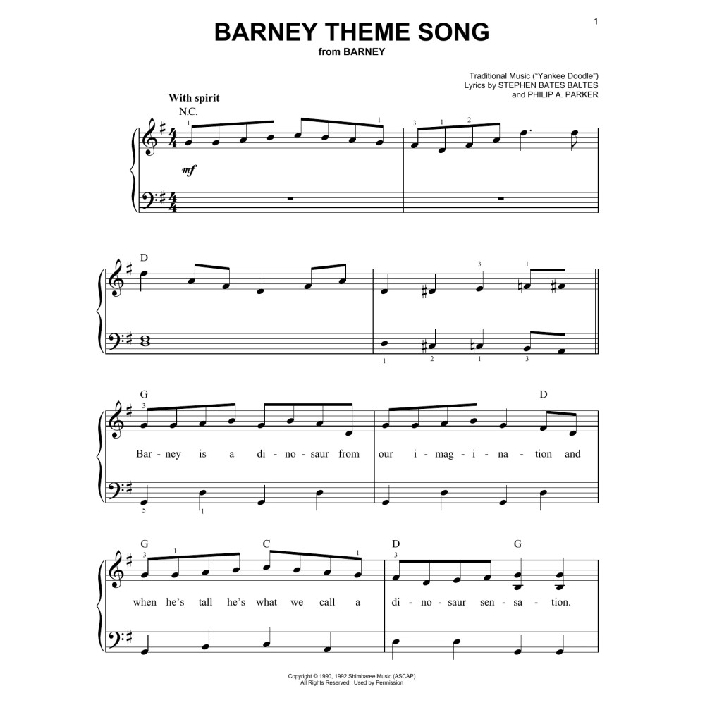 Barney Theme Song (from Barney)