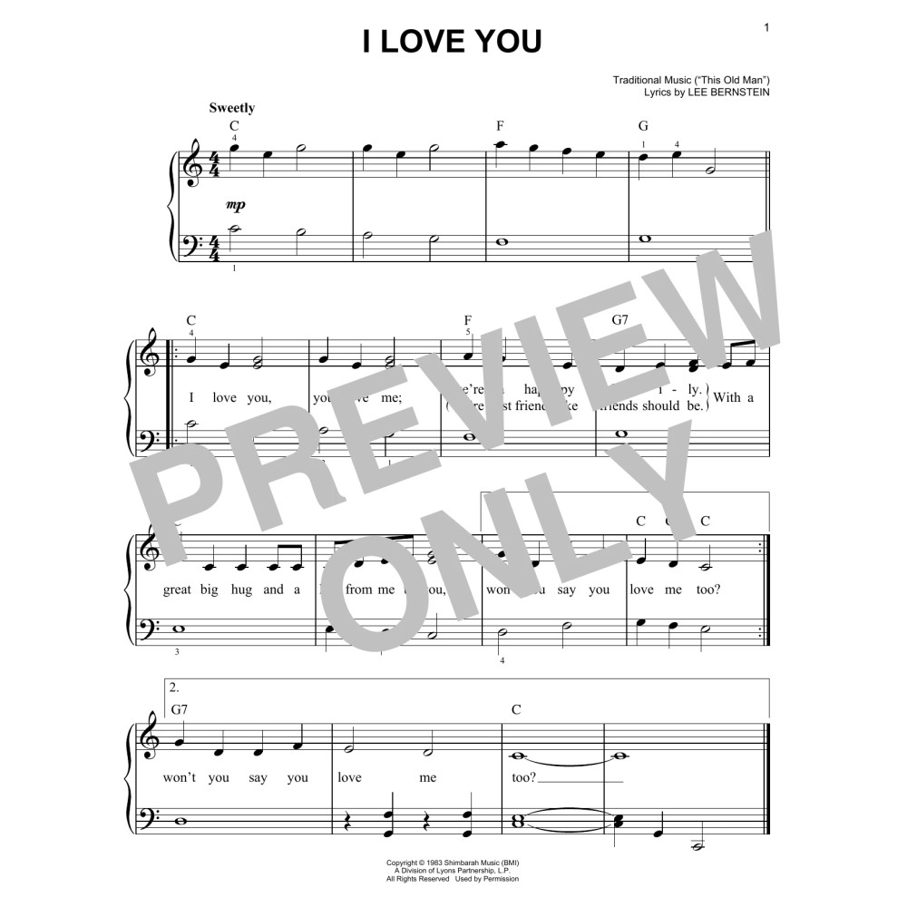 I Love You (from Barney)