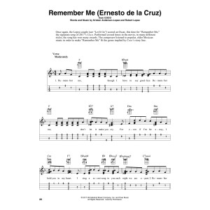 Remember Me (Ernesto de la Cruz) (from Coco) (arr. Fred Sokolow)