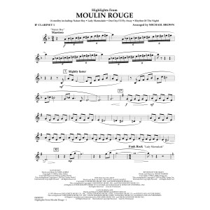 Highlights from Moulin Rouge - Bb Clarinet 1