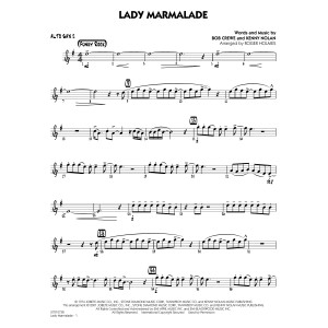 Lady Marmalade (from Moulin Rouge) (arr. Roger Holmes) - Alto Sax 2