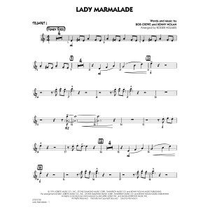 Lady Marmalade (from Moulin Rouge) (arr. Roger Holmes) - Trumpet 1