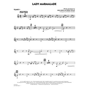 Lady Marmalade (from Moulin Rouge) (arr. Roger Holmes) - Trumpet 4