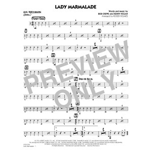 Lady Marmalade (from Moulin Rouge) (arr. Roger Holmes) - Aux Percussion