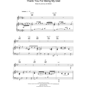 Thank You For Being My Dad