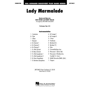 Lady Marmalade (from Moulin Rouge) (arr. Richard Saucedo) - Conductor Score (Full Score)