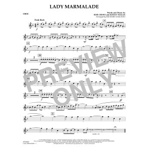 Lady Marmalade (from Moulin Rouge) (arr. Richard Saucedo) - Oboe