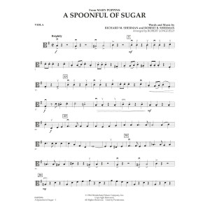 A Spoonful of Sugar (arr. Robert Longfield) - Viola