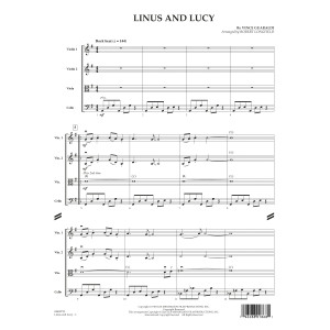 Linus and Lucy (arr. Robert Longfield) - Conductor Score (Full Score)