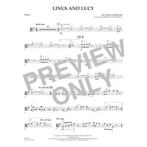 Linus and Lucy (arr. Robert Longfield) - Viola