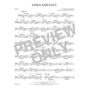 Linus and Lucy (arr. Robert Longfield) - Cello