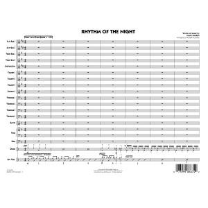 Rhythm of the Night (arr. Roger Holmes) - Conductor Score (Full Score)