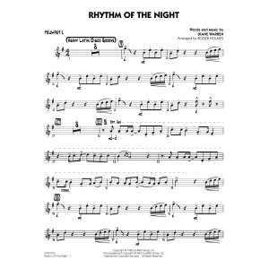 Rhythm of the Night (arr. Roger Holmes) - Trumpet 2
